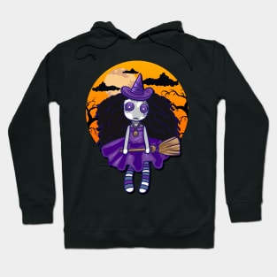 Halloween Witch Voodoo Doll Hoodie